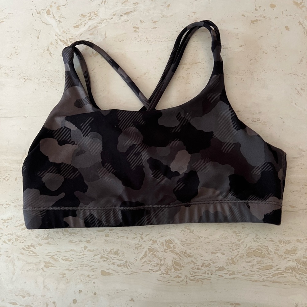 Athleta camo sports bra